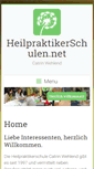 Mobile Screenshot of heilpraktikerschulen.net